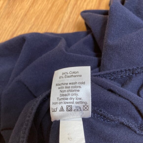 J. Crew Factory Navy Off the shoulder ruffle body suit XS - Picture 7 of 9